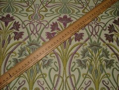 Art Nouveau Thick Jacquard Fabric Mulberry Designer Curtain Upholstery Cushion