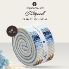 Jelly Roll Fabric Strips for Quilting, Crafting, and Sewing, 40 Strip Assorted B