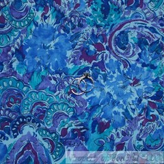 BonEful Fabric FQ Cotton Quilt Scenic Blue Sail Boat Water Ocean Fishing Dock US