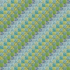 50 PCS 10×10 Inch 100% Cotton Floral Squares for Quilting & DIY Crafts – Green