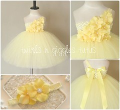 New CROCHET Headband STRETCH TUTU DRESS Tube top costume 6″ 8″ 10″ size 0 -12yrs