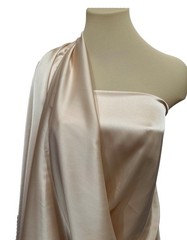 SATIN CHIFFON TAUPE SILKY DULL 60 ” ..FORMAL, BLOUSES, DRESSES, DECOR