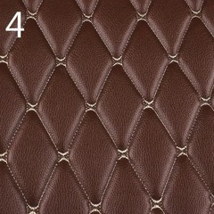 100x158cm Faux Leather Quilted PVC Fabric Car Interior Upholstery Mat