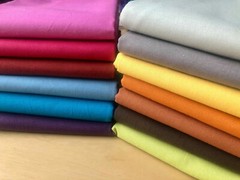 TAUPE GREY – Plain Medium Weight Cotton Fabric Dress Curtains -55” Wide Canvas