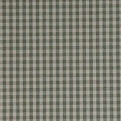 Green GINGHAM Fabric 65 Poly 35 Cotton Check Green Natural BY THE YARD Free Ship