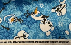 Creative Products Disney “Frozen” #CP51878 Olaf Winter Snowflakes Flannel 23″