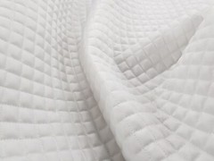 WHITE Mini Box Quilted 4oz WATERPROOF FABRIC outdoor jacket Dog Coat Pet Bedding