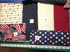 YOUR CHOICE: Patriotic Scraps Remnants Flags Stars Stripe cotton quilting Fabric
