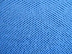 SKY BLUE WAFFLE FABRIC Lots of STRETCH 75″ WIDE X 61″ LONG HAS STRETCH