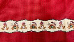 Daisy Kingdom “TED E. BEAR CHRISTMAS BORDER” #3722 by Past & Presents BTY