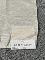 Robert Allen Lot of 2 Fabric Samples Flowing River Twine Vanilla Neutrals Earthy