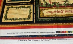 2 CUTS COTTON QUILT FABRIC, CHRISTMAS EMPORIUM, GRAPHIC 45, WILMINGTON