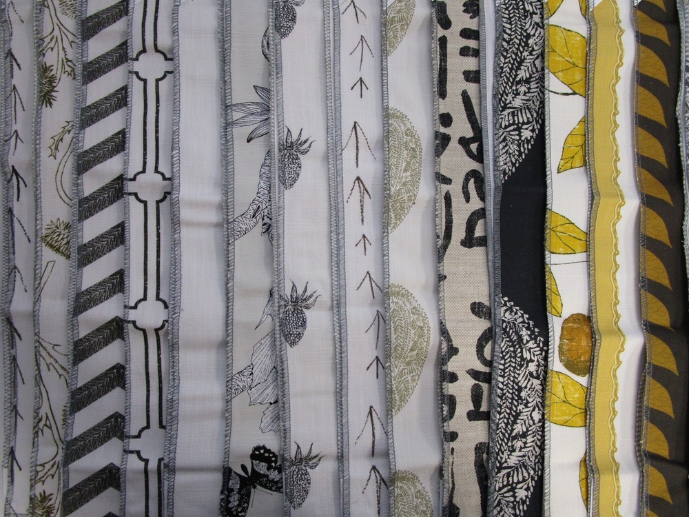 Lot Of 15 TK 100% Linen Fabric Samples 26” X 12” Various Colors Patterns