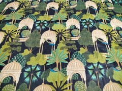 25 Yard Hand Block Print Handmade Cotton Indian Natural Sanganeri Printed Fabric