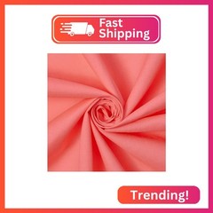 Cotton Polyester Broadcloth (44/45 Inch) Plain Weave Fabric by The Yard – for Se