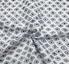 BALLARD DESIGNS IKAT CORNFLOWER BLUE SUNBRELLA PERFORMANCE BY THE YARD 54″W