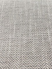 Thibaut Crypton Herringbone Uphol Fabric- Ashbourne Tweed Sterling Grey 7.75 yds