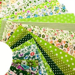 80 PCS Green Jelly Roll Fabric Strips 2.6 Inch Precut Cotton Floral Bundle