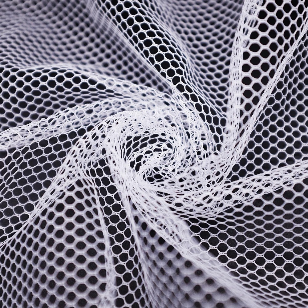62 X 59 Inch White Mesh Fabric Slightly Stretchy for Sewing Projects, Shoppin…