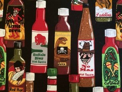 Cotton Fabric Spicy Tabasco 42”X 28”216