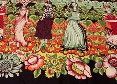 Alexander Henry “Frida La Catrina” Fabric Kahlo / De Leon Designs 2013 1.5yd