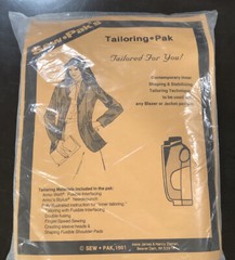NEW Sew Pak’s Tailoring Pak Interfacing Needlepunch Techniques for Jacket 1981