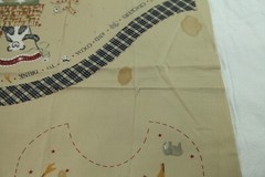 FLAWS Country Noah Headboard Daisy Kingdom Fabric 44″ X 36″ Cut Sew + 1Y Plaid