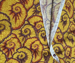 Kaffe Fassett Collective Curlique Ochre Cotton Fabric Philip Jacobs BTHY #60