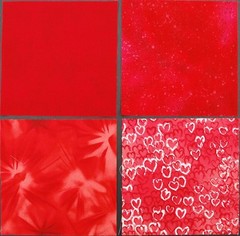 Merryvale Red on Red 26 6″ 100% Cotton Squares Quilt Craft Sew Fabric COR-121