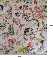 25 Yard Indian Cotton Handmade Print Fabric Sanganeri Hand Block Printed Fabric