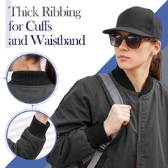 1 Pack Ribbing Fabric for Knit Cuffs, Thick Ribbing for Cuffs, Waistbands Neckli