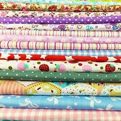 200 Lot 4X 4 Quilting Fabric Colors Cotton Sewing Supplies Patchwork New.
