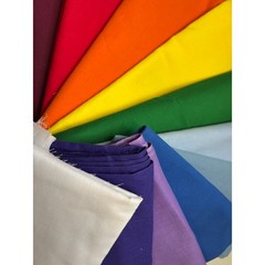 5 lb 5 oz Rainbow Solid Colors Cotton Fabric Remnants 44″ Wide Scrappy Sewing