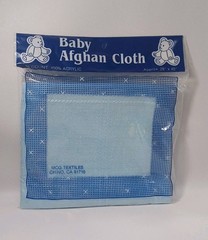 Baby Afghan Cloth MCG Textiles 18 Count 100% Acrylic 29″ x 45″ Cross Stitch