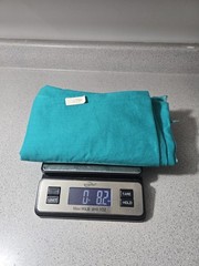 Solid Turquoise Fabric Unbranded 2 Yards