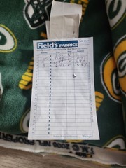 Green Bay Packers NFL Football Fleece Blanket Crafts Fabric Sewing 60″ (10 Yds?)
