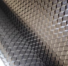 Cubed Jacquard Black Carbon Fiber Fabric Cloth 3K 240g 50cmx100cm