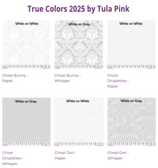 Free Spirit – True Colors 2025 By Tula Pink – Ghost Owl – Whisper, Fabric BTY