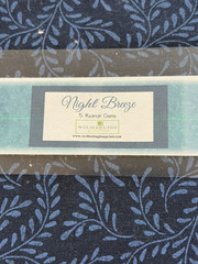 NEW Wilmington 5 Karat Gems “Night Breeze” Charm Pack 42-5″ x 5″ Pieces