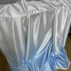 1M Satin Silky Gradient Color Fabric Soft Thick DIY Cloth Wedding Dress Gown Sew