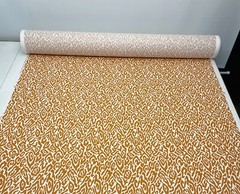 MILL CREEK ANASI ORANGE IVORY GIRAFFE ANIMAL SKINS MULTIUSE FABRIC BY YARD 54″W