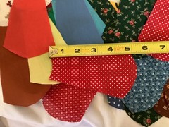 120 Pre Cut Fabric Dresden Assorted Colors Patterns for Quilting Sewing Crafts