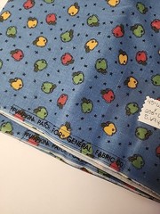 45″ X 5.6yd Pumpkin Patch Apple & Star Print Cotton Sewing Craft Quilting Fabric