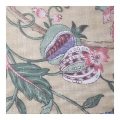 P KAUFMANN Jacobean Floral Antique Brissac Upholstery Fabric Yard 54″W Sold/yd