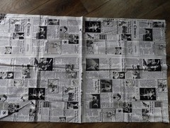 Canine Chronicles – Dog Newspaper – Newsprint by Timeless Treasures 2006 Fabric