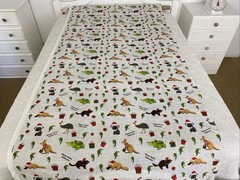 Spotlight Aussie Christmas Pure Cotton Poplin Fabric By The Metre 120 cm Wide