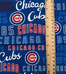 Chicago Cubs Print Fabric MLB Cotton Fat Quarter Quarter Yard Material