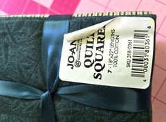 7 Fat Quarters Cotton Quilting Sewing Crafts Green Cream Fabric JO-ANN