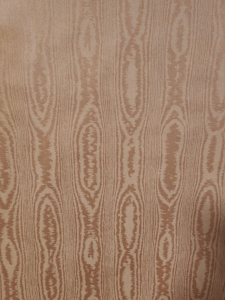 Blush Moire Decorative Fabric By-The-Yard Qty Discounts