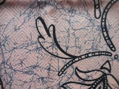 Burlington Prints Pink Black Butterfly Cotton Fabric 60″x 2.47 yds